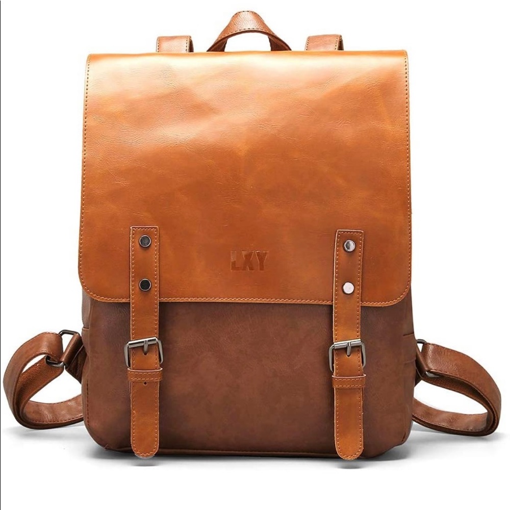 Vegan Leather Backpack